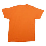 GILDAN Mens Orange Softball La Porte Graphic T-Shirt M Short Sleeve Crew Neck