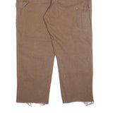 SOREL Mens Cotton Brown Relaxed W38 L29 Workwear Trousers Durable Zip Closure