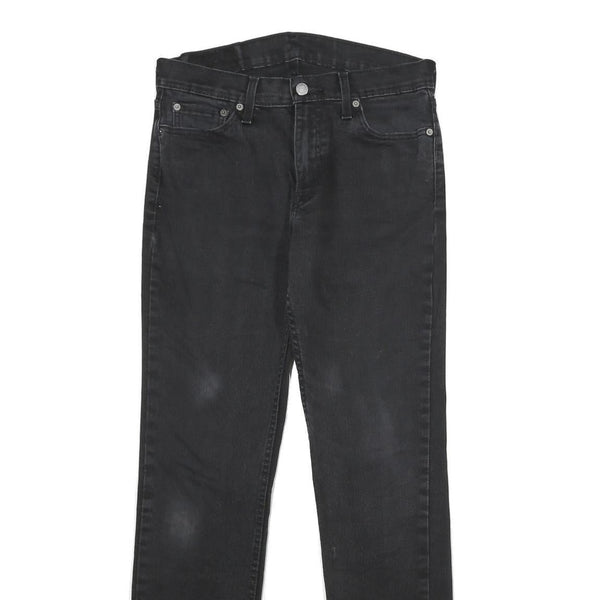 LEVI'S 511 Slim Mens Jeans Black Slim Skinny Denim Medium W30 L32 Zip