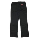 DICKIES Womens Cotton Blend Black Regular Fit Straight Trousers W29 L29