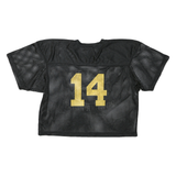 Mens Black SJV 2014 Powder Puff Graphic T-Shirt M Short Sleeve V-Neck Sports