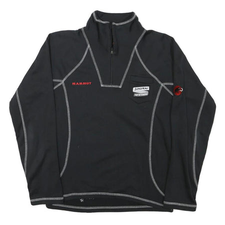 MAMMUT Womens Black Polyester Blend Pullover XS Outdoor Hiking Sweatshirt