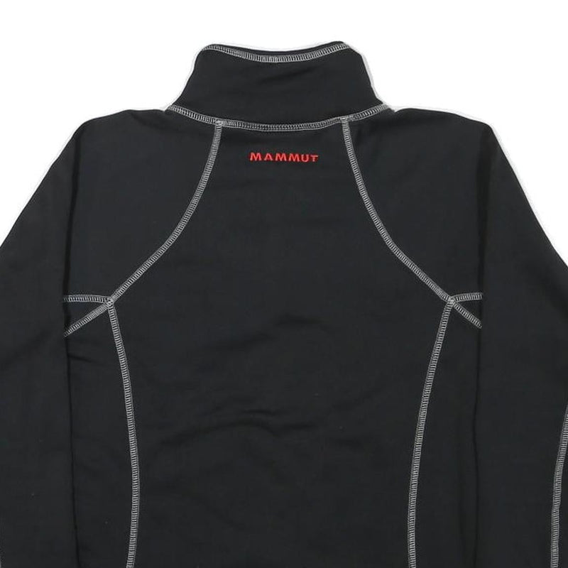 MAMMUT Womens Black Polyester Blend Pullover XS Outdoor Hiking Sweatshirt
