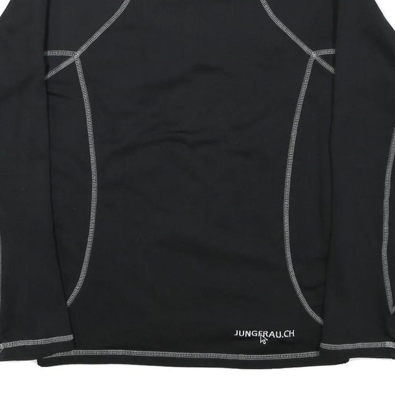 MAMMUT Womens Black Polyester Blend Pullover XS Outdoor Hiking Sweatshirt