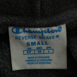 Champion Hoodie - Small Grey Cotton