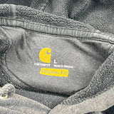 Carhartt Hoodie - Large Gray Cotton Blend