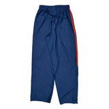 Three Stripes Adidas Track Pants - Large Blue Polyester