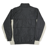 NIKE Mens Black & Cream Zip Nylon Jacket XL Lightweight Sportswear Outerwear