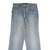 TEX JEANS Mens Regular Fit Blue Denim Jeans W32 L29 Classic Cotton Zip