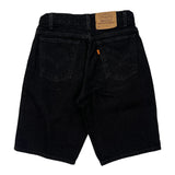 Levis Denim Shorts - 28W 9L Black Cotton