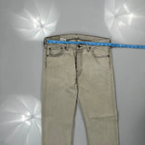 Levis Jeans - 33W 30L Grey Cotton