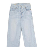 LEVI'S Womens Jeans Blue Regular Straight Denim Light W26 L27 Classic Button Fly