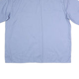 DICKIES Mens Blue Work Shirt 2XL Polyester Blend Short Sleeve Button Down