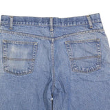 FADED GLORY Mens Denim Blue Relaxed Fit Shorts L W36 Classic Cotton Blend Casual