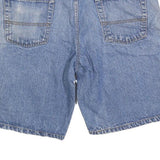 FADED GLORY Mens Denim Blue Relaxed Fit Shorts L W36 Classic Cotton Blend Casual