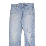 LEVI'S 501 Mens Jeans Blue Regular Straight Denim Light W32 L30 Classic Fit