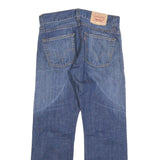 LEVI'S 506 Mens Regular Blue Denim Medium W30 L28 Classic Fit Zip Jeans