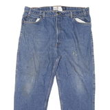 LEVI'S 540 Mens Jeans Blue Relaxed Straight Denim Medium W40 L28 Classic Fit Zip
