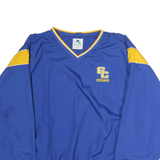 AUGUSTA Mens Blue & Yellow Cougars V-Neck XL Pullover Sweatshirt Lightweight