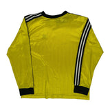 Made In USA Adidas Long Sleeve Football Shirt - XL Yellow Polyester