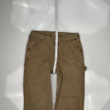 Wrangler Carpenter Pants - 34W 32L Brown Cotton