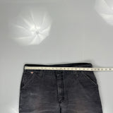 Carhartt Carpenter Trousers - 36W 32L Grey Cotton