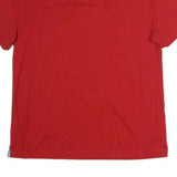 TOMMY HILFIGER Mens Red Short Sleeve Polo Shirt 2XL Cotton Basic Casual