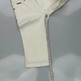 Burberry London Denim Shorts - Small White Cotton