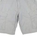 CARHARTT Mens Cargo Shorts Grey Relaxed Fit M W32 Durable Cotton Blend