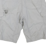 CARHARTT Mens Cargo Shorts Grey Relaxed Fit M W32 Durable Cotton Blend