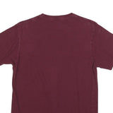 HARD ROCK CAFE Mens Maroon Kraków Graphic T-Shirt S Short Sleeve Crew Neck