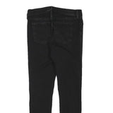 LEVI'S Womens Black Slim Skinny Denim Cotton Blend W28 L28 Stylish Zip Jeans