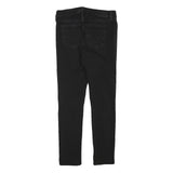 LEVI'S Womens Black Slim Skinny Denim Cotton Blend W28 L28 Stylish Zip Jeans