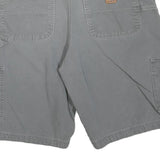 CARHARTT Mens Shorts Grey Casual Cotton Blend M W34 Workwear Heavy Duty