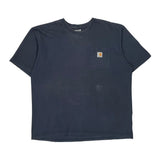 Carhartt T-Shirt - XL Blue Cotton