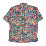 Cooke Street Floral Hawaiian Shirt - Medium Multicoloured Cotton