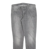 LEVI'S Womens Slim Grey Jeans Denim W29 L32 Classic Fit Zip Closure