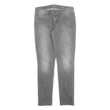 LEVI'S Womens Slim Grey Jeans Denim W29 L32 Classic Fit Zip Closure