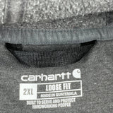 Carhartt Hoodie - 2XL Grey Cotton