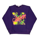 Canada Graphic Sweatshirt - Large Purple Cotton