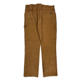 Dickies Carpenter Trousers - 36W 30L Brown Cotton