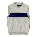 Polo By Ralph Lauren Striped Vest - Small White Polyester
