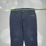 Carhartt Carpenter Trousers - 38W 31L Blue Cotton