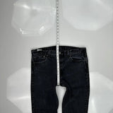 Levis Jeans - 36W 29L Black Cotton