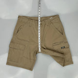 Wrangler Cargo Shorts - 34W 10L Khaki Cotton
