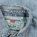 Levis Denim Shirt - Large Light Wash Cotton