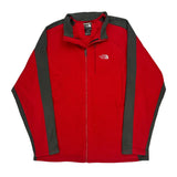 The North Face Fleece Jacket - XL Red Polyester