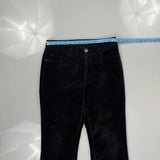 Calvin Klein Jeans Cord Pants - 29″ Waist Black Cotton