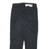 ICE JEANS Womens Cotton Blend Black Regular Straight Trousers W24 L21 Stylish