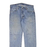LEVI'S 501 Mens Jeans Blue Regular Straight Denim Medium W34 L31 Classic Cotton
